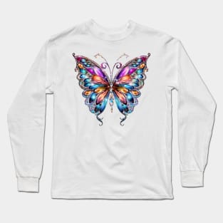 Bejeweled Butterfly #1 Long Sleeve T-Shirt